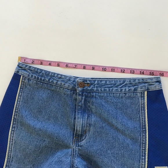 90’S PHYSCO BLUE OUTLAW SHORTS - Picture 5 of 16